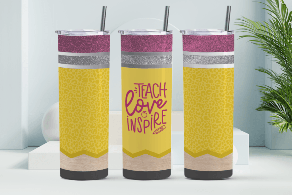 Download Pencil Teacher Tumbler Sublimation - Premium Bundle